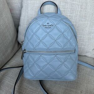 Kate spade Natalia quilted backpack NWOT baby blue